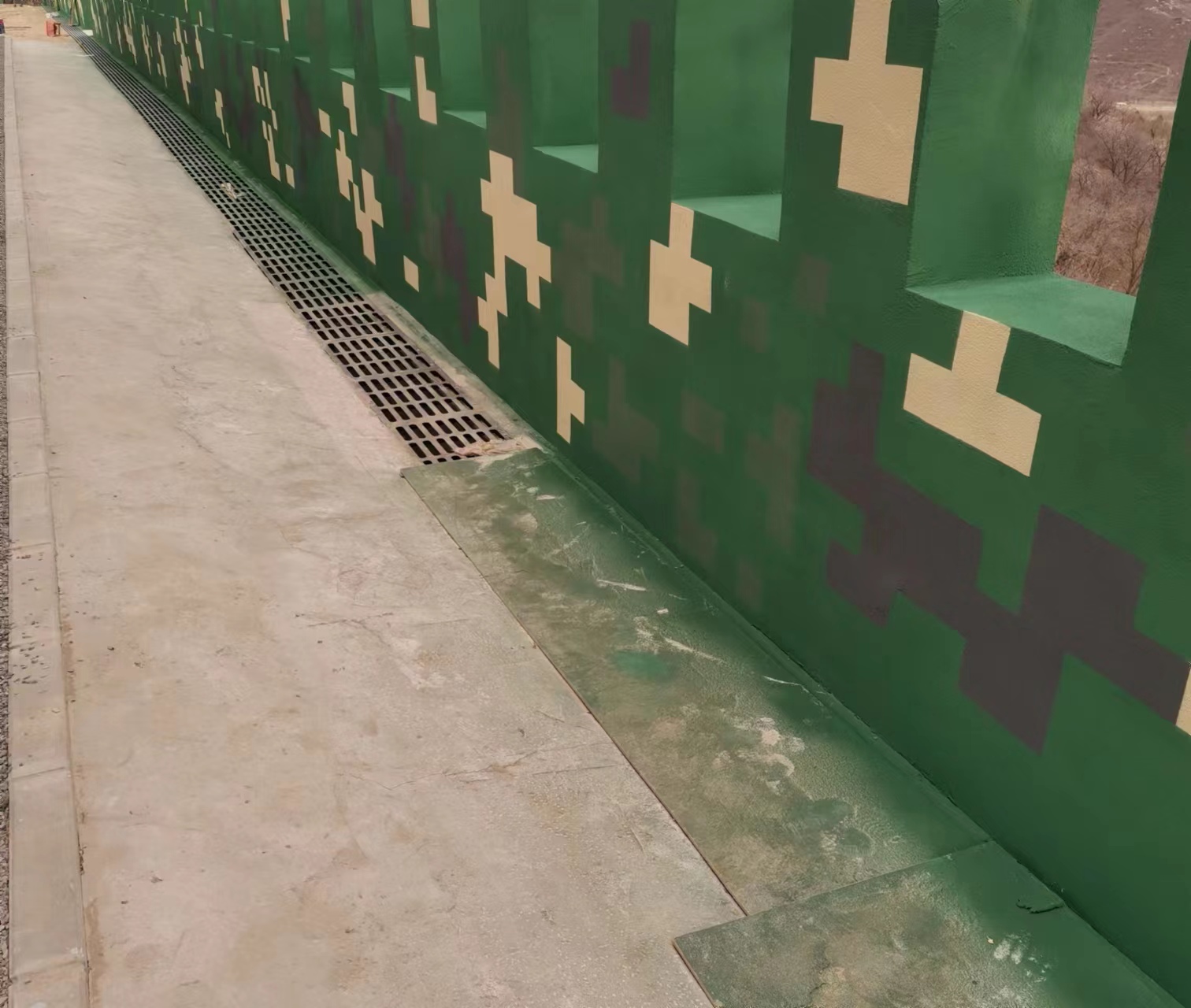 荣昌围墙迷彩喷涂,数迷彩漆