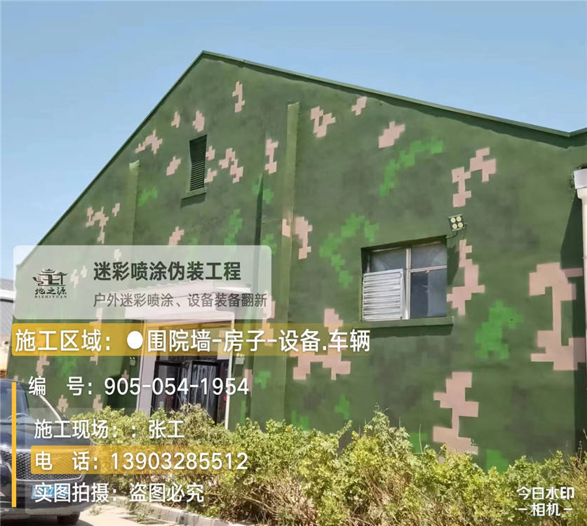 荣昌外墙数码迷彩漆施工报价清单（100㎡标准墙面测算）